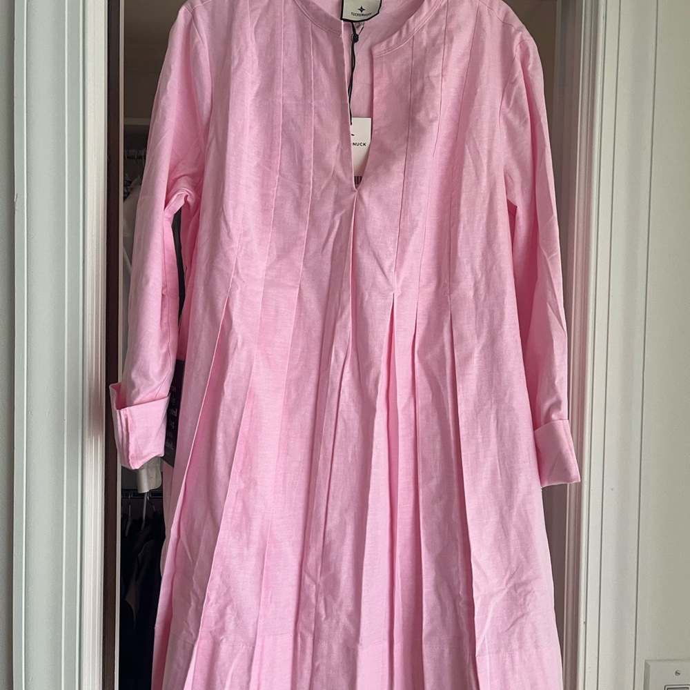 Pink Long-Sleeve Dress